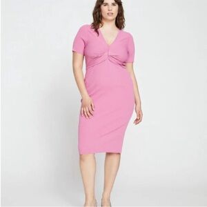Universal Standard Twist Front Knit Dress – Pink – Size S (14/16)
✨ NWOT